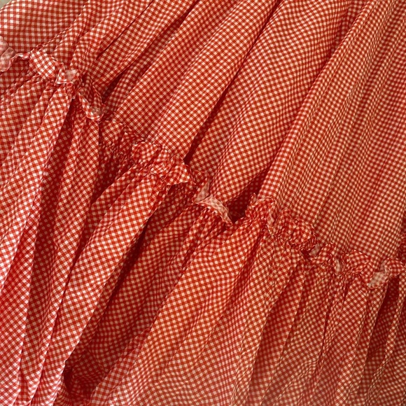 Selkie Red Gingham Ritz Gown - Picture 2 of 3